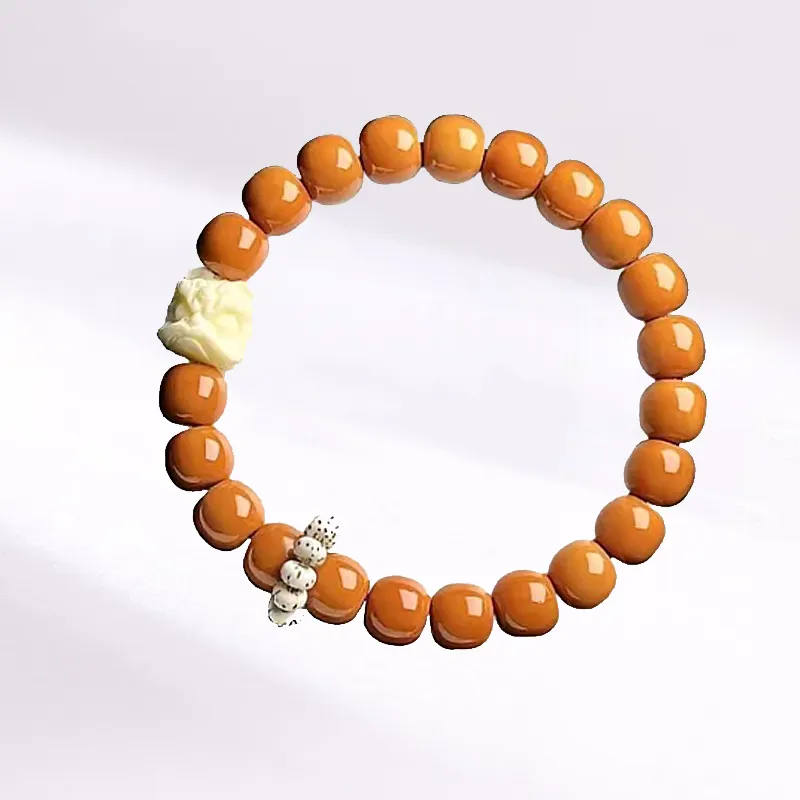 YUSHENGQING Monkey Head Walnut Bracelets Unisex-5