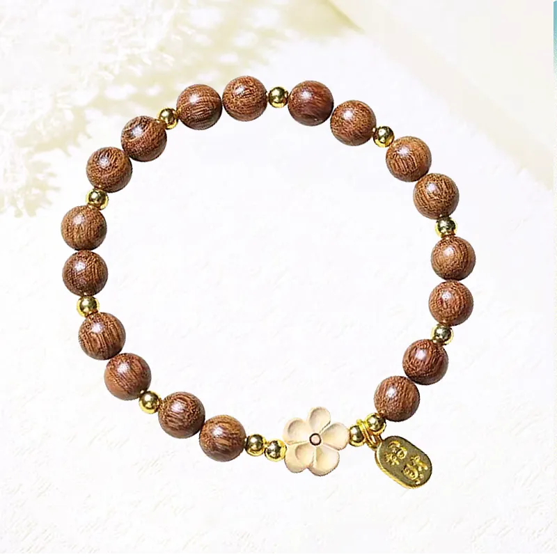 YUSHENGQING Redwood Bracelets Unisex-2