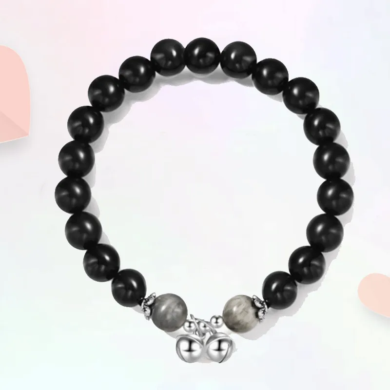 YUSHENGQING Ebony Wooden Bracelets Unisex-4