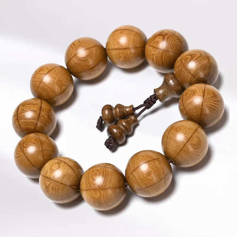 YUSHENGQING Zabelia Biflora Wooden Bracelets Unisex-2