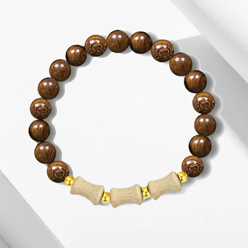 YUSHENGQING Redwood Bracelets Unisex-2