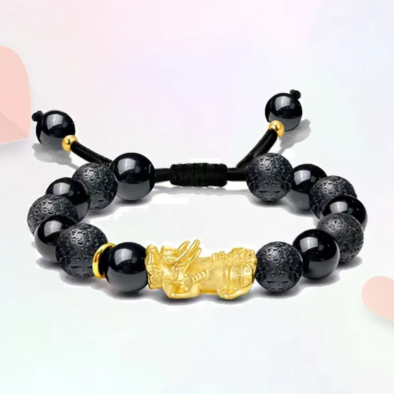 YUSHENGQING Ebony Bracelets Unisex-5