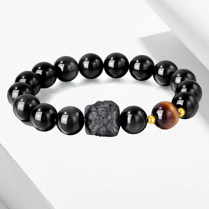 YUSHENGQING Ebony Bracelets Unisex-4
