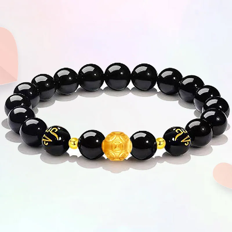 YUSHENGQING Ebony Bracelets Unisex-2
