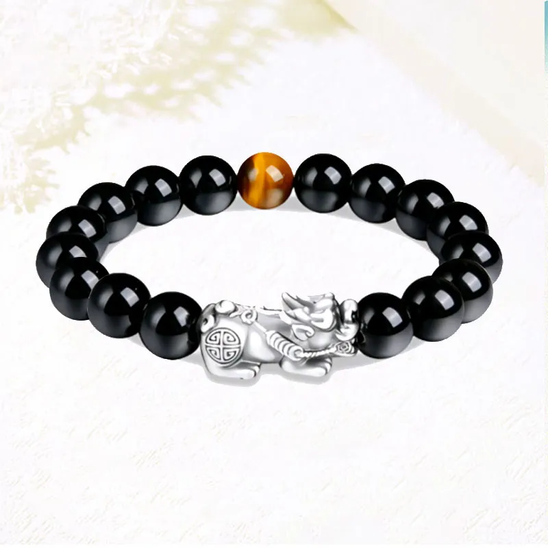 YUSHENGQING Ebony Wooden Bracelets Unisex-3
