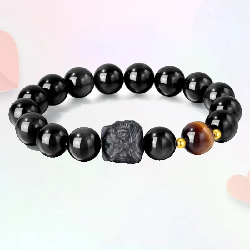 YUSHENGQING Ebony Bracelets Unisex-3