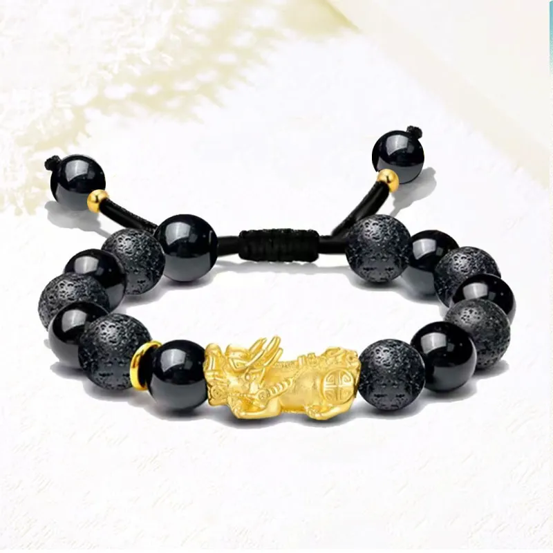 YUSHENGQING Ebony Bracelets Unisex-2