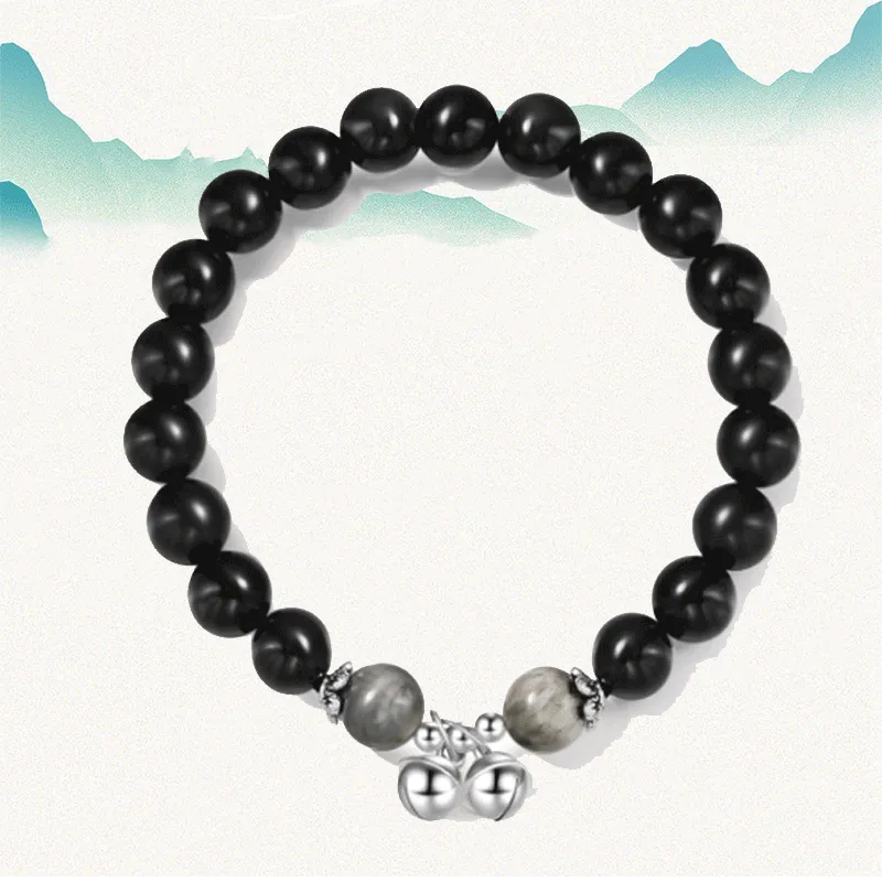 YUSHENGQING Ebony Wooden Bracelets Unisex-1