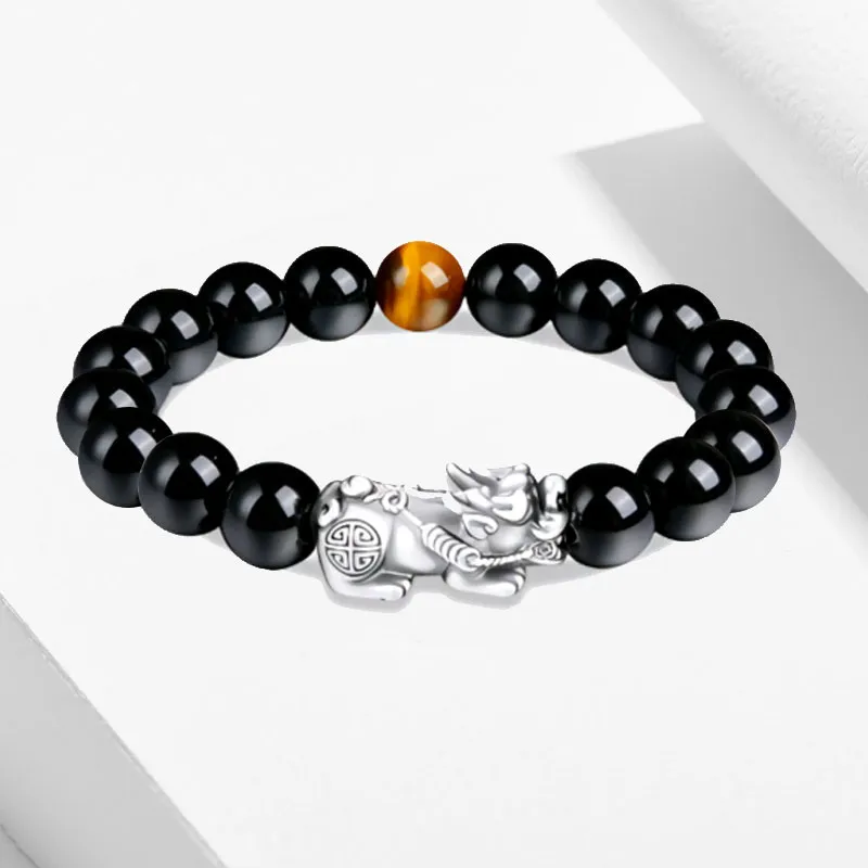 YUSHENGQING Ebony Wooden Bracelets Unisex-1