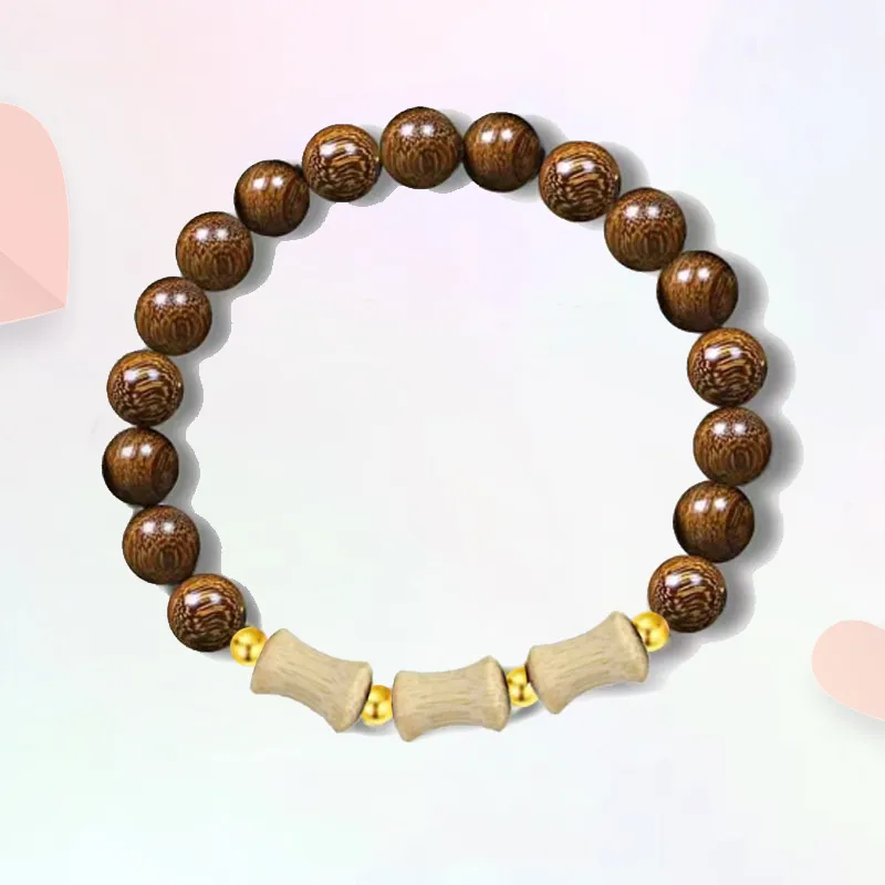 YUSHENGQING Redwood Bracelets Unisex-1