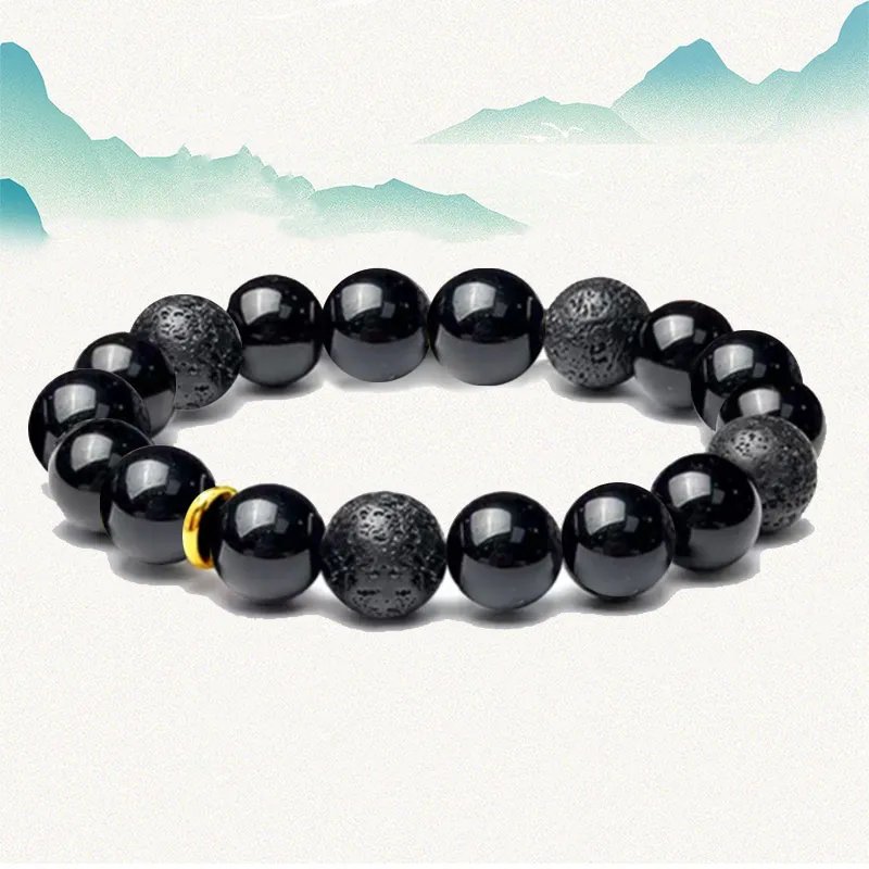 YUSHENGQING Ebony Bracelets Unisex-5