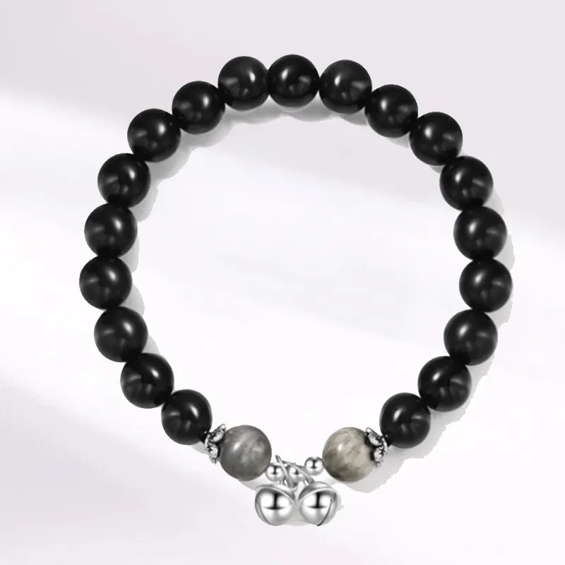 YUSHENGQING Ebony Wooden Bracelets Unisex-2