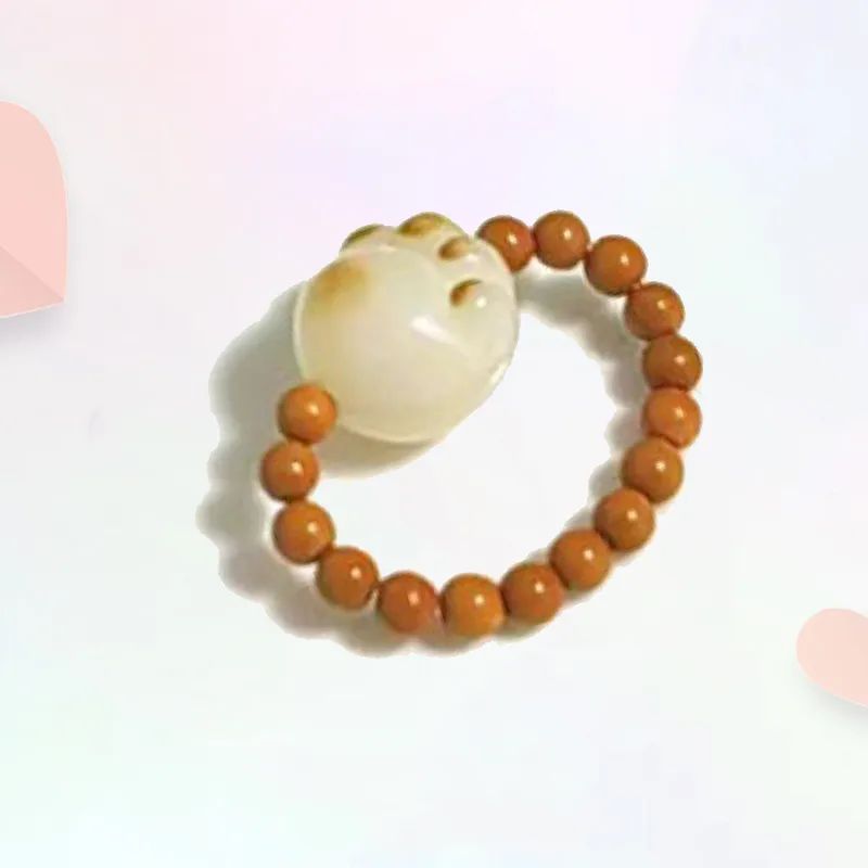 YUSHENGQING Olive Pit Rings Unisex-5