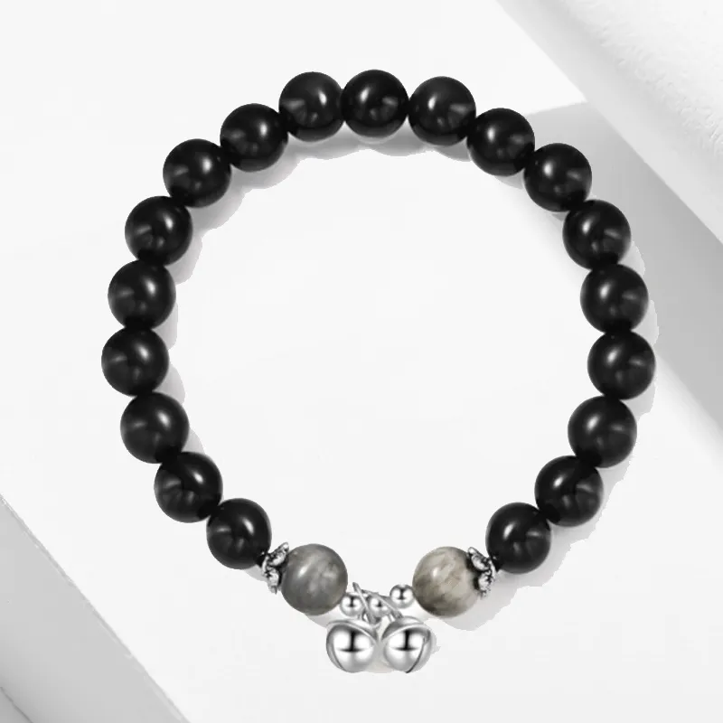 YUSHENGQING Ebony Wooden Bracelets Unisex-3