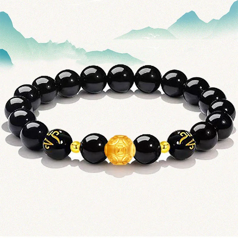 YUSHENGQING Ebony Bracelets Unisex-4