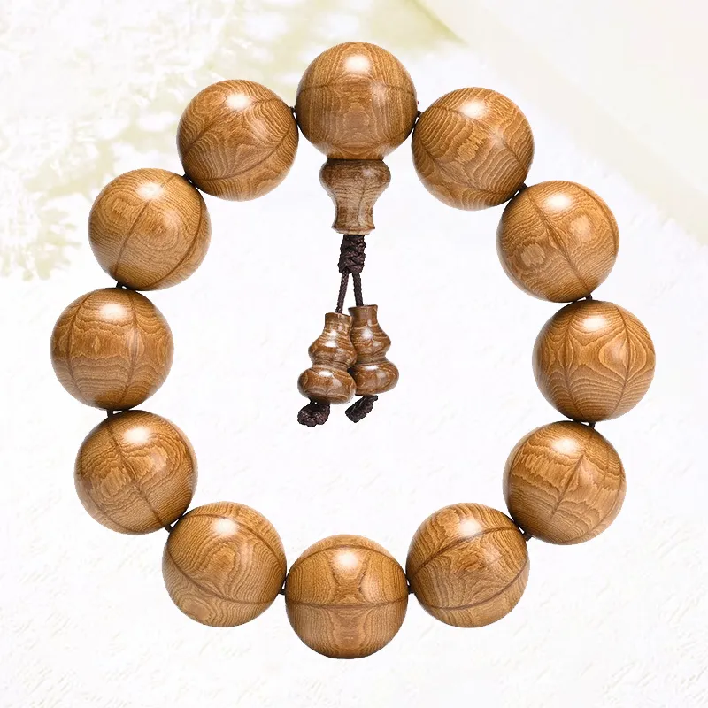 YUSHENGQING Zabelia Biflora Wooden Bracelets Unisex-1