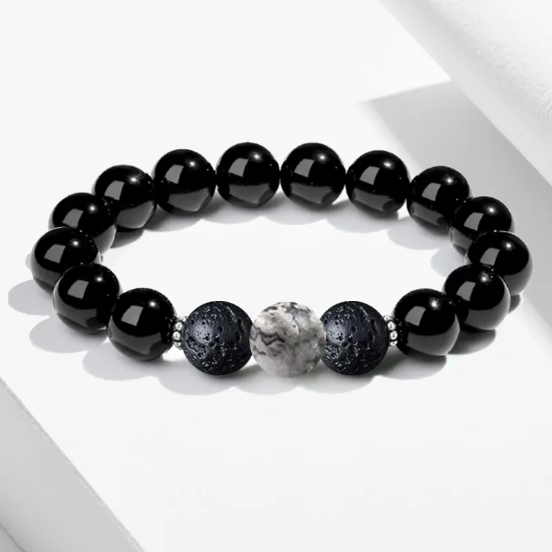 YUSHENGQING Ebony Bracelets Unisex-2