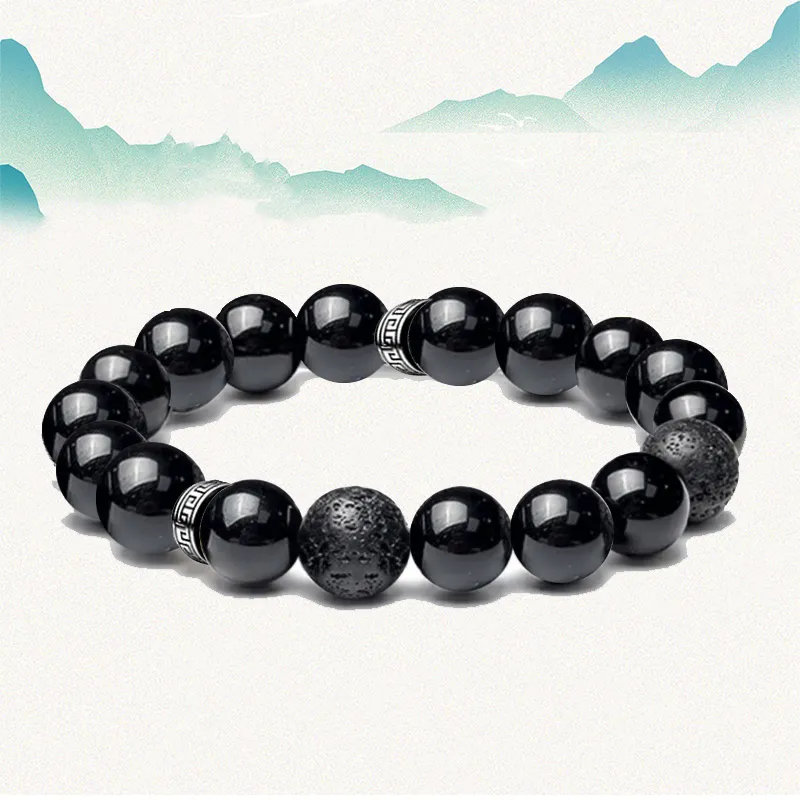 YUSHENGQING Ebony Bracelets Unisex-1