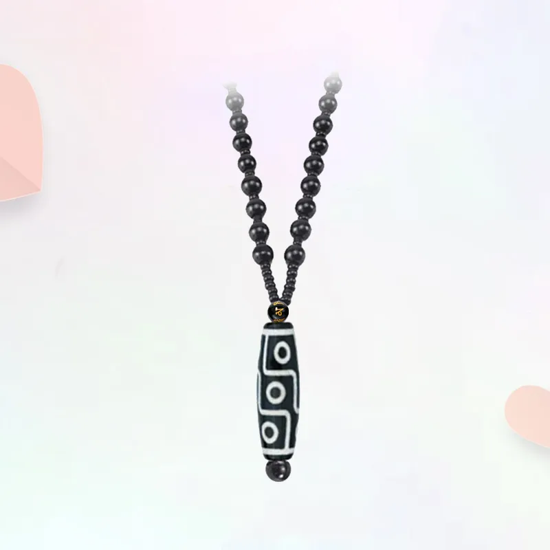 YUSHENGQING Ebony Necklaces Unisex-3