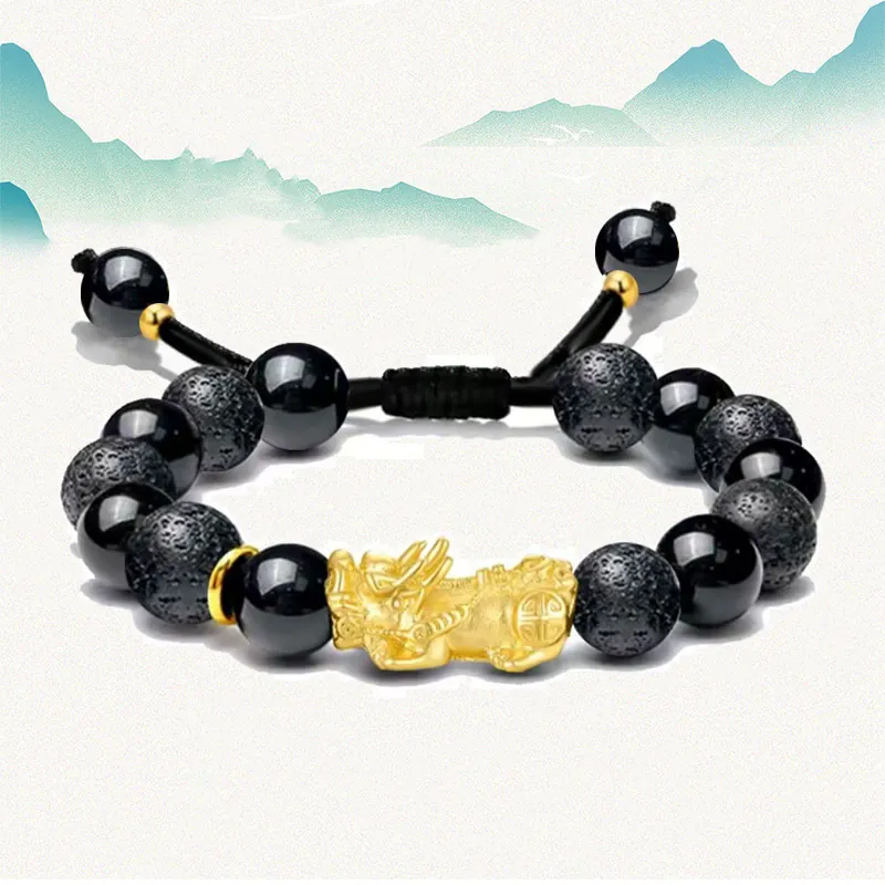 YUSHENGQING Ebony Bracelets Unisex-1