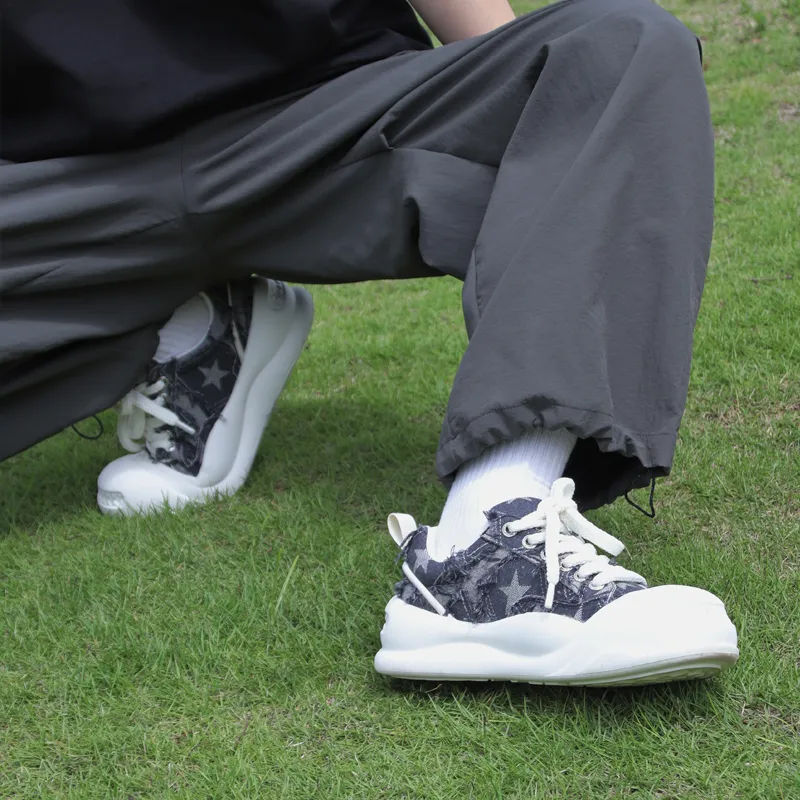 G+G Skateboard Shoes Unisex Low Top White-5