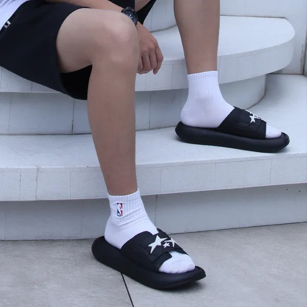 G+G Slide Slippers Men Black-6
