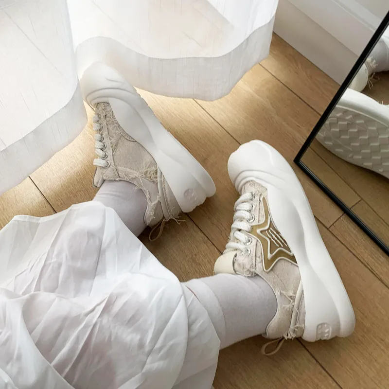 G+G Skateboard Shoes Unisex Low Top White-7