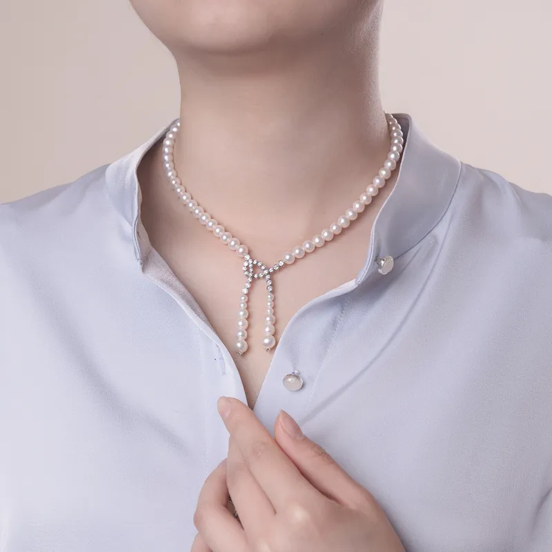 FREE ELF Pearl Necklaces Women's-3