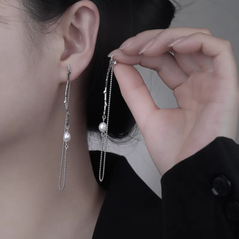 FREE ELF Pearl Earrings Women's-2