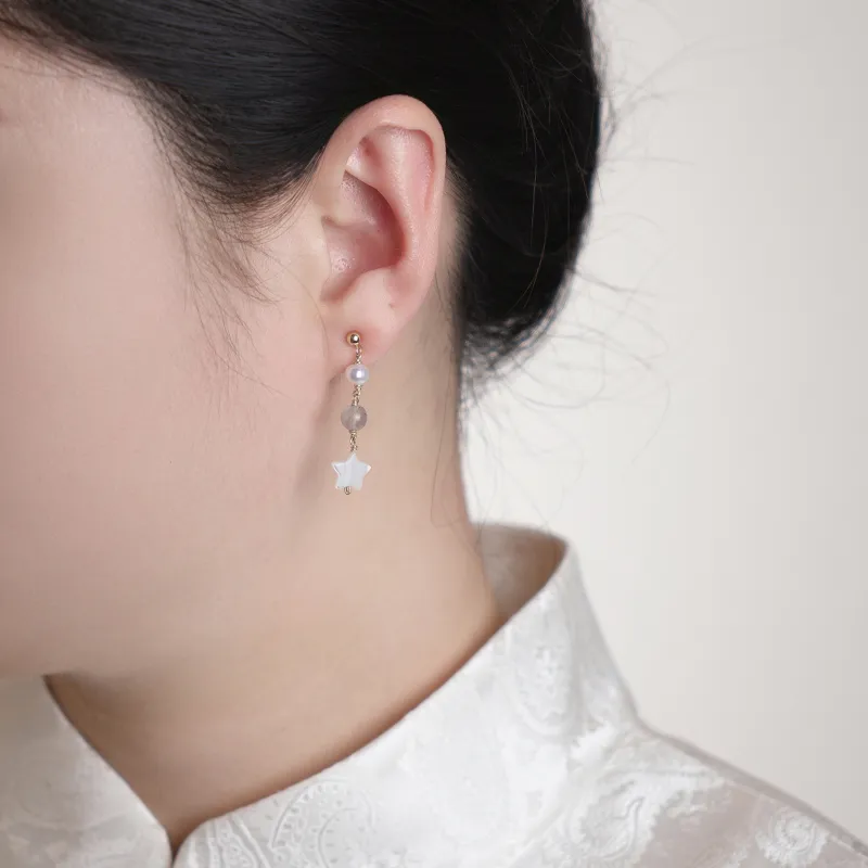 FREE ELF Pearl Earrings Women's-1