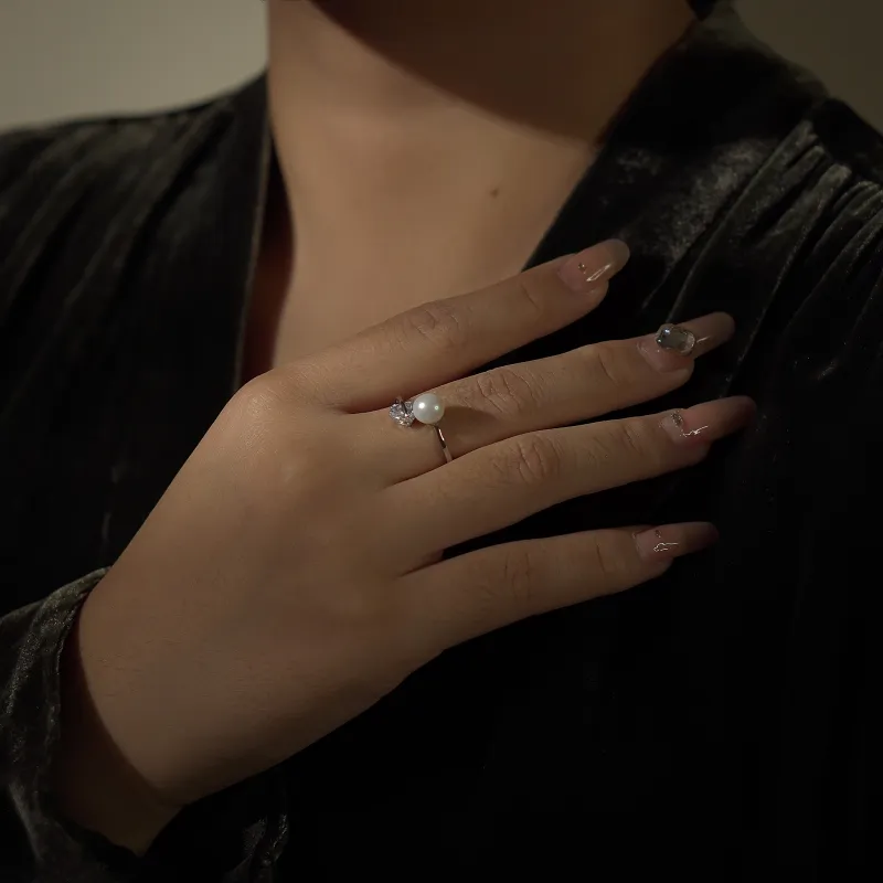 FREE ELF Freshwater Pearl Rings Women's-4