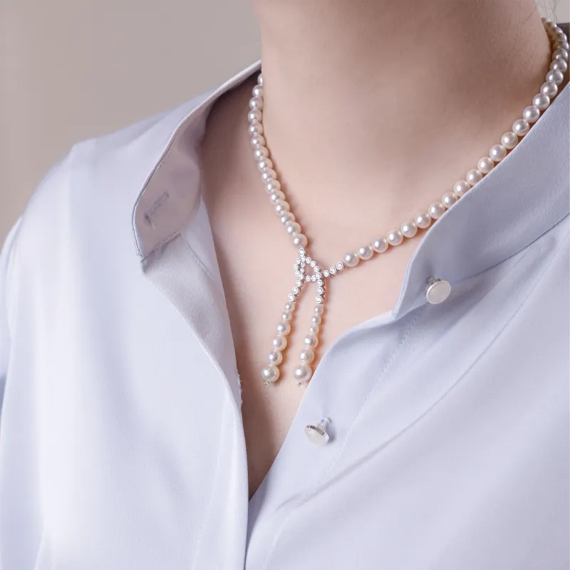 FREE ELF Pearl Necklaces Women's-2