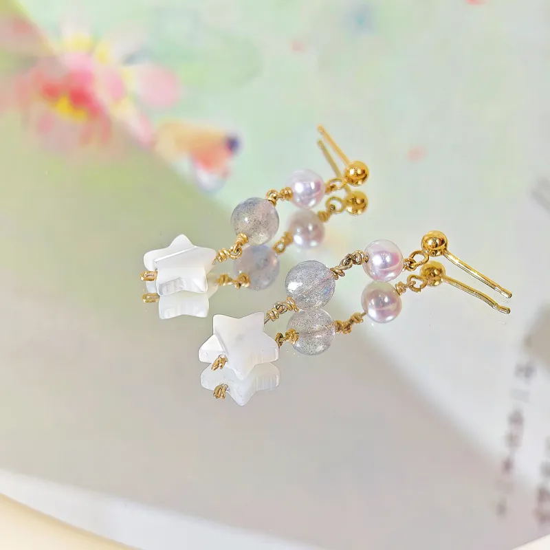 FREE ELF Pearl Earrings Women's-5