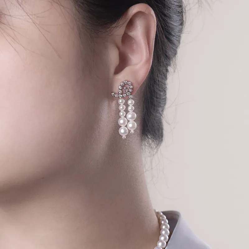 FREE ELF Pearl Earrings Women's-3