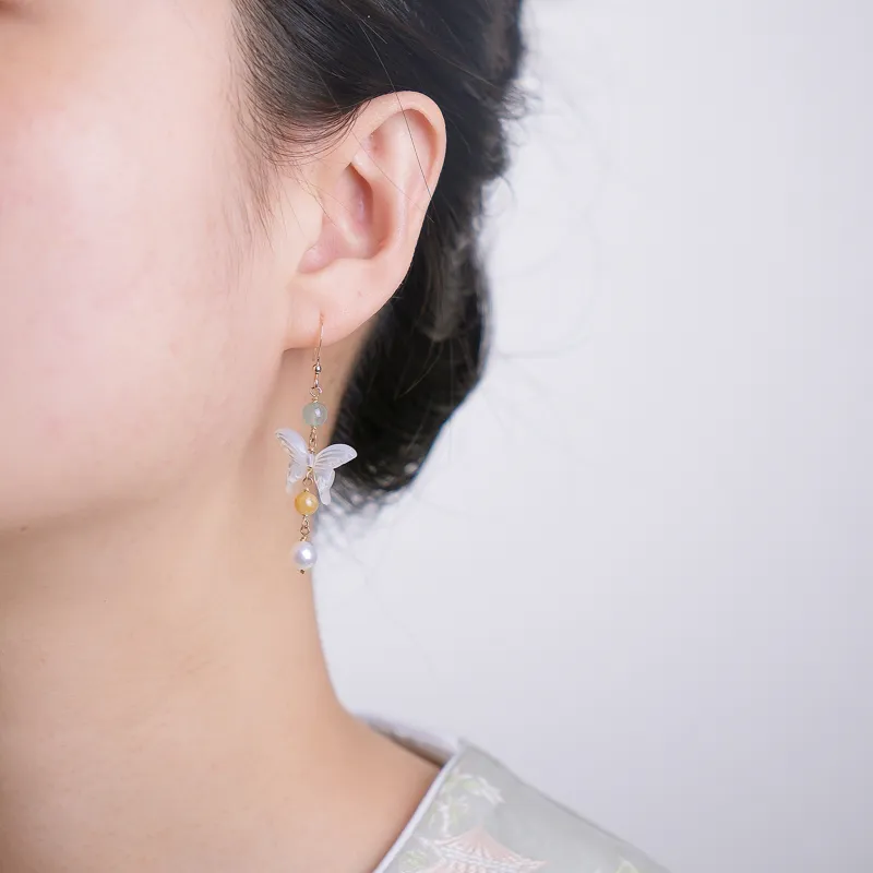 FREE ELF Pearl Earrings Women's-2