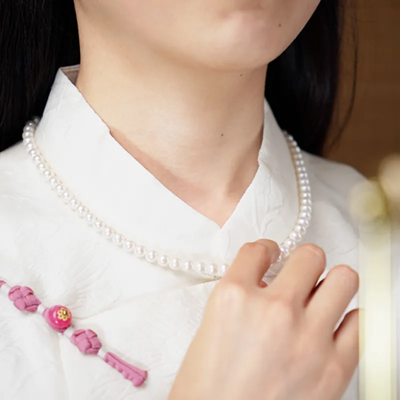 FREE ELF Freshwater Pearl Necklaces Women's-5