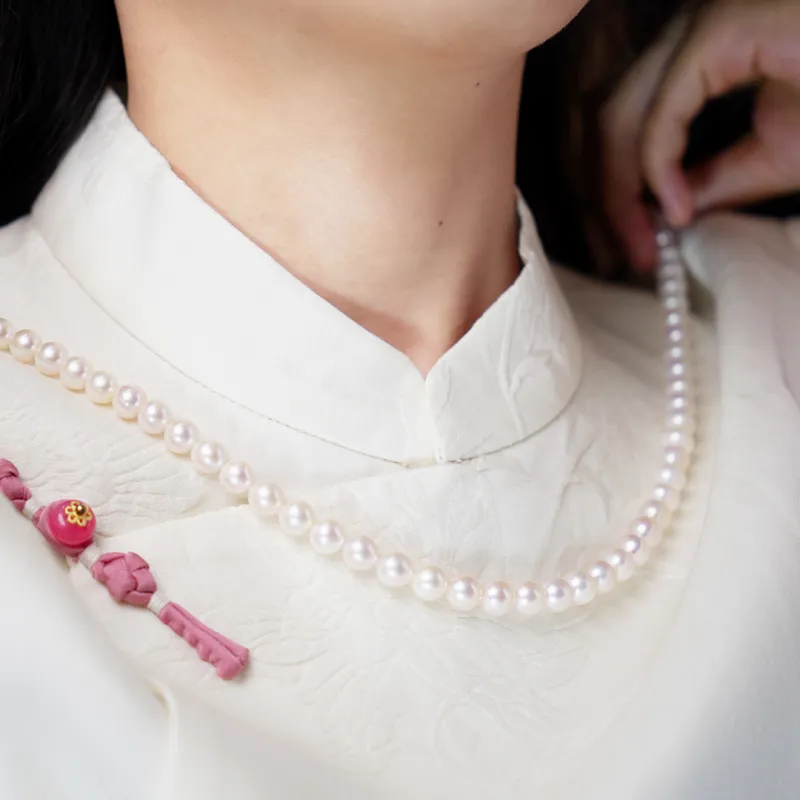FREE ELF Freshwater Pearl Necklaces Women's-5