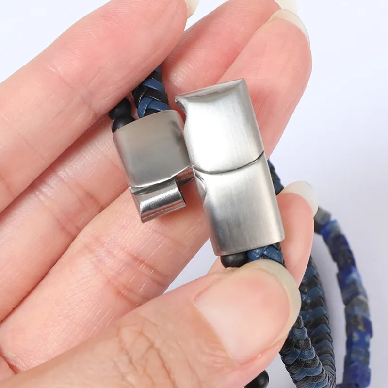 LOVEYOU PAI Lapis Lazuli Bracelets Unisex-2