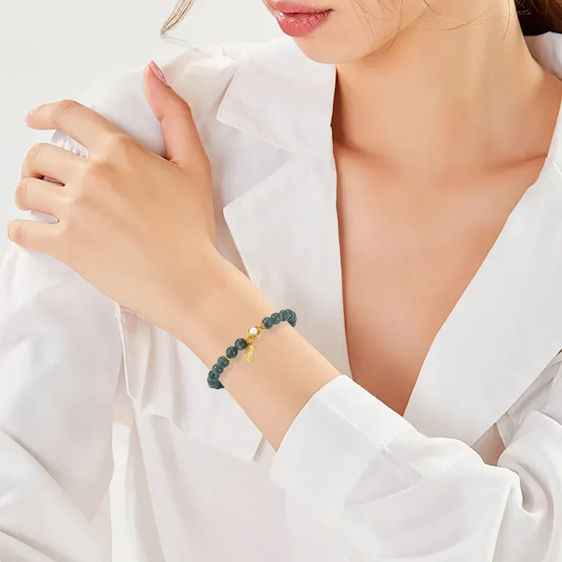LOVEYOU PAI Glutinous Jade Bracelets Unisex-4