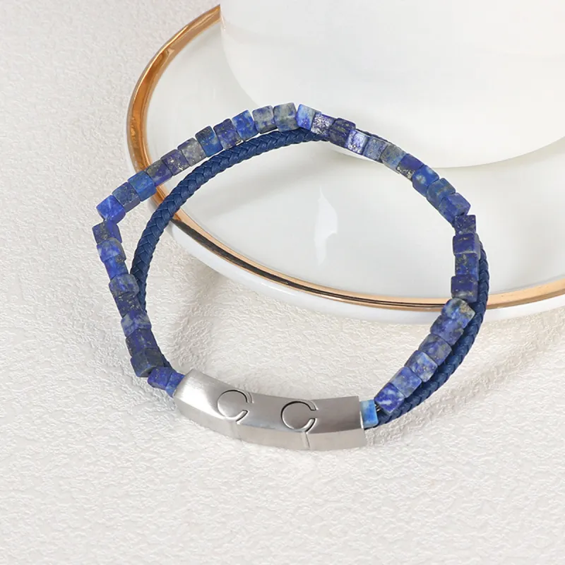 LOVEYOU PAI Lapis Lazuli Bracelets Unisex-3