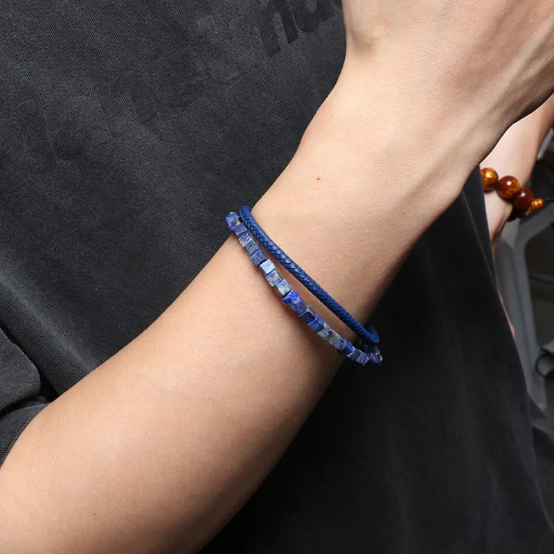 LOVEYOU PAI Lapis Lazuli Bracelets Unisex-1