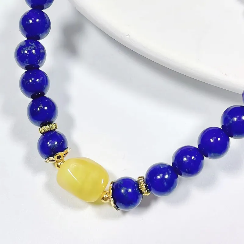 LOVEYOU PAI Lapis Lazuli Bracelets Unisex-4