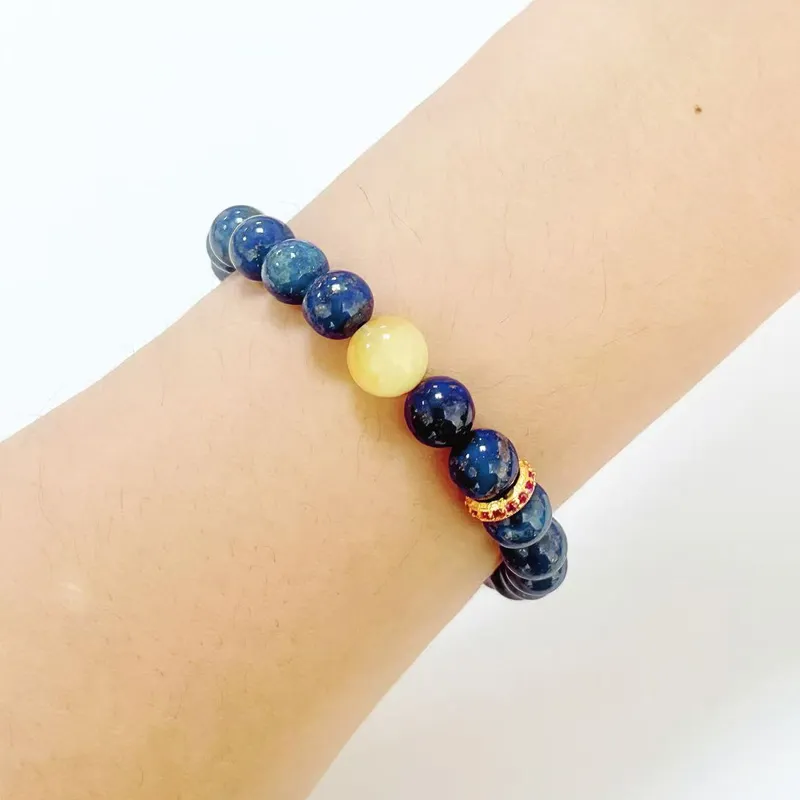 LOVEYOU PAI Lapis Lazuli Bracelets Unisex-2