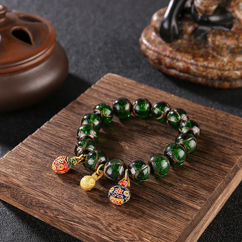 LOVEYOU PAI Colored Glaze Bracelets Unisex-5