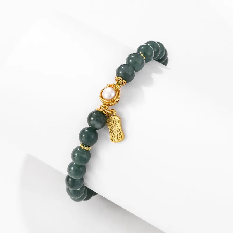 LOVEYOU PAI Glutinous Jade Bracelets Unisex-3