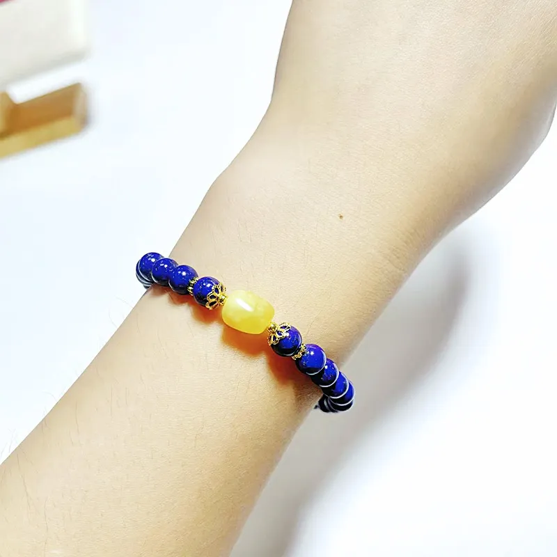 LOVEYOU PAI Lapis Lazuli Bracelets Unisex-1