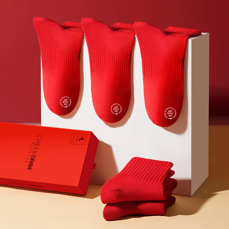 Cheekkiss Mid Calf Socks Unisex 8 Pairs-5
