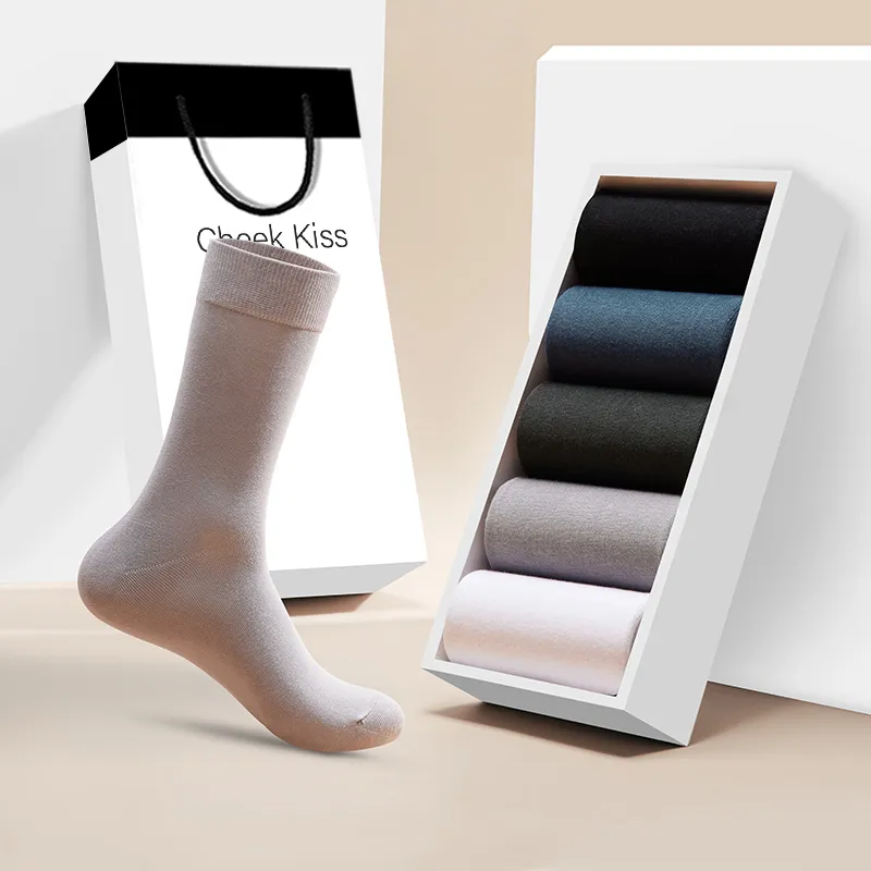 Cheekkiss Mid Calf Socks Men's Box 4 Pack-4
