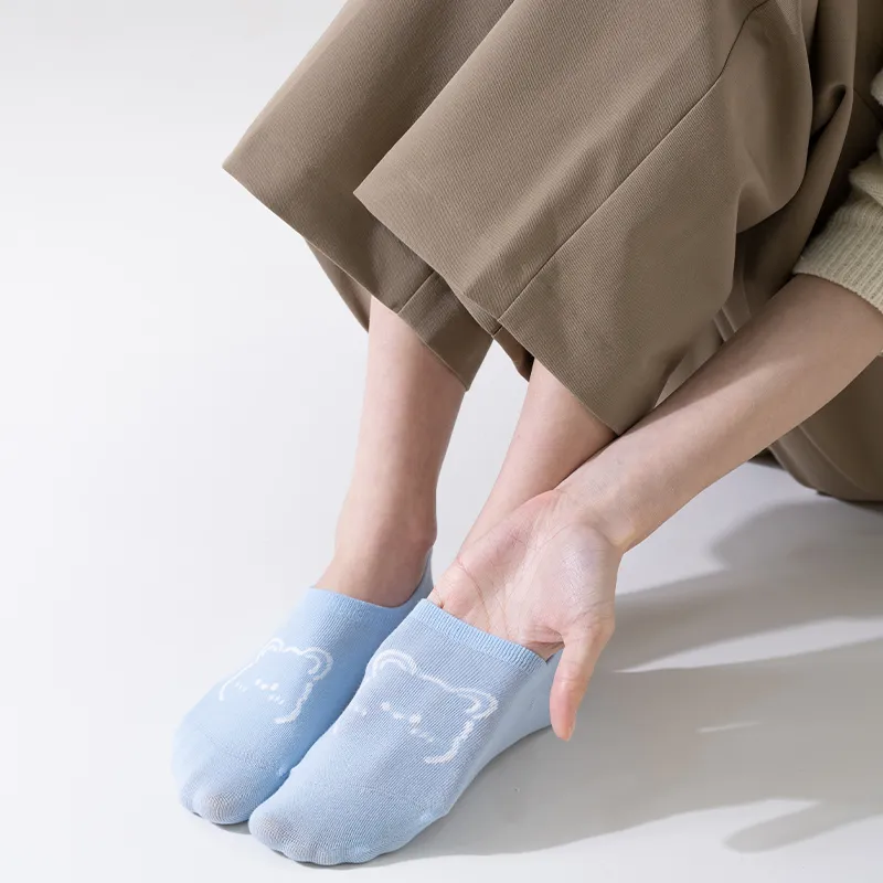 MIIOW No Show Socks Women's 5 Pack-23