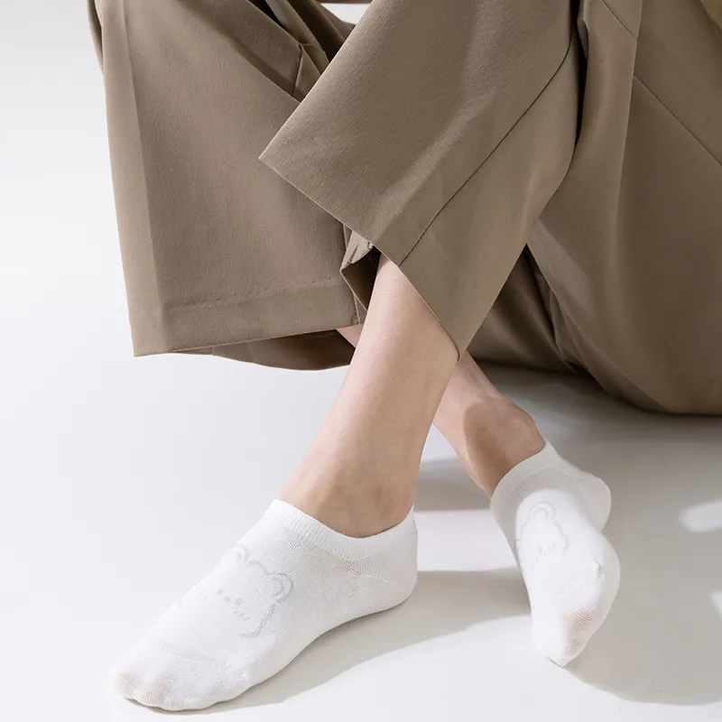 MIIOW No Show Socks Women's 5 Pack-12